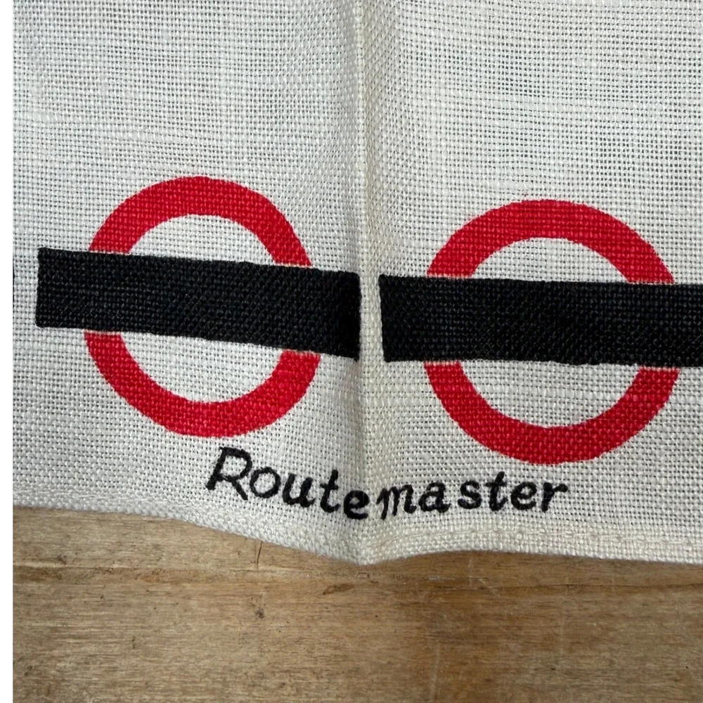 VTG Ulster Pure Irish‎ Linen London Routemaster Bus Tea Towel Design Centre